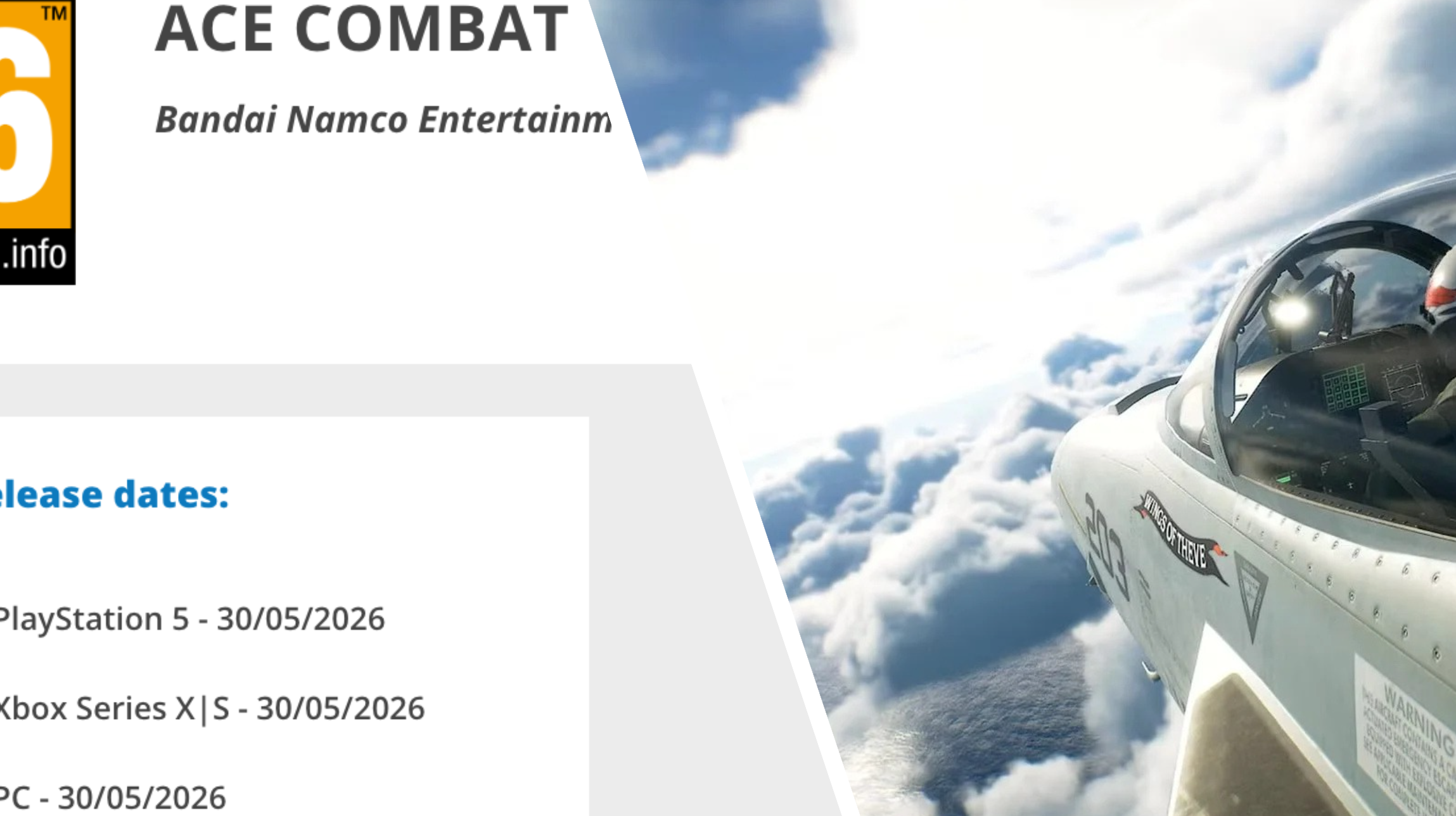 Ace combat 8 wings of theve se objevilo na strankach pegi 1780232471453