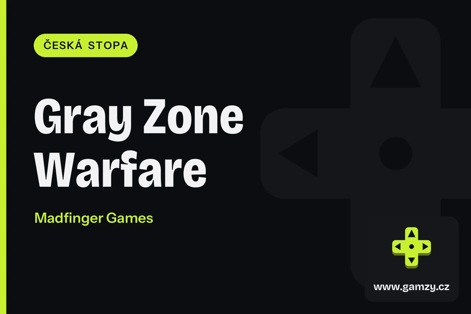 Ilustrace k článku: Gray Zone Warfare dostane velký update 0.5 Rogue Ops