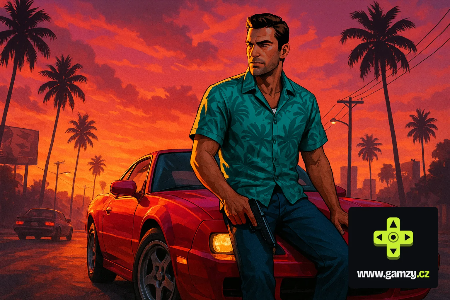 Ilustrace k článku: Vývojáři GTA 6 se nechtěli svézt na vlně pomíjivých trendů. Raději vytvořili vlastní přehnané verze reality